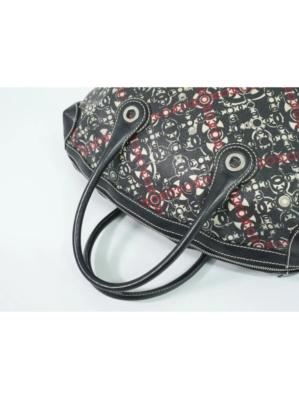 Chanel Coco Travel Mini Boston Bag Black